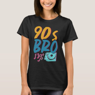 90s Vinyl 1990s Bro Costume Party Music Generation T-Shirt