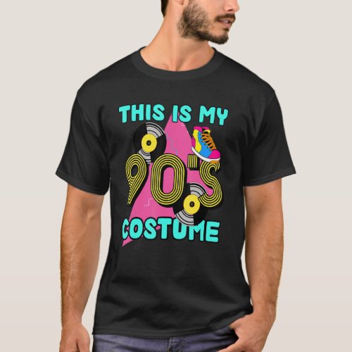 90s Vinyl Costume Party Music  1990 Generation Nin T_Shirt