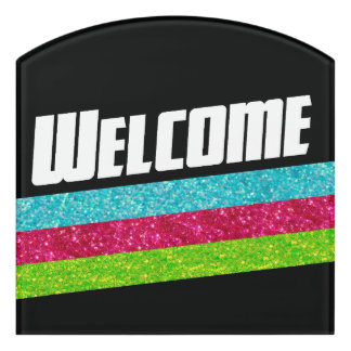 90's Welcome Door Sign