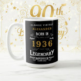 90 and Still Swinging, Funny 90th Birthday Golfer Mug | Zazzle