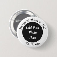 90th Birthday Add Photo Button