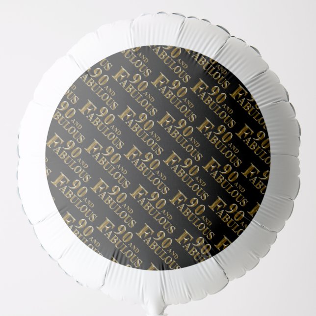 90th Birthday  Balloon (Front)