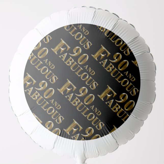 90th Birthday  Balloon (Front)