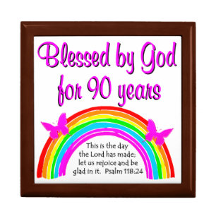 90TH BIRTHDAY BLESSING GIFT BOX