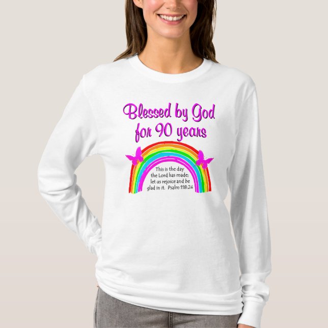 90TH BIRTHDAY BLESSING T-Shirt (Front)