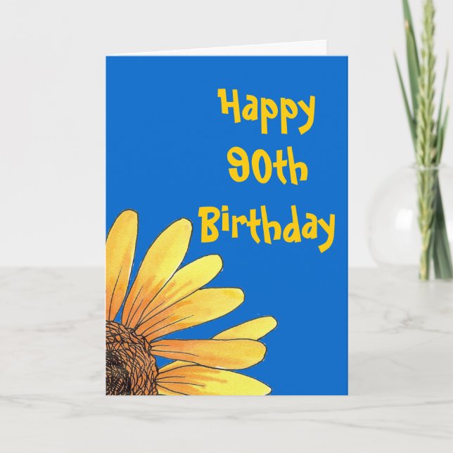 90th Birthday Card (Front)