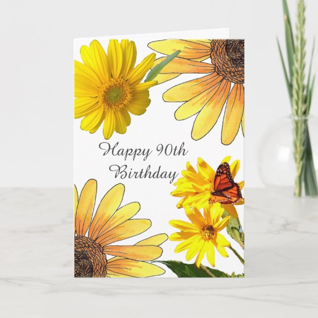 90th Birthday Card (Front)