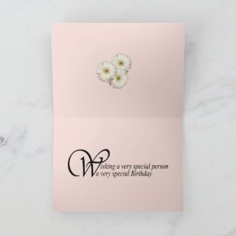 90th Birthday card for sister, pearls and petals | Zazzle