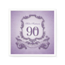 90th Birthday Celebration Vintage Frame