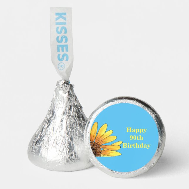 90th Birthday Chocolates Hershey®'s Kisses® (Front)