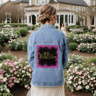 90th Birthday  Denim Jacket