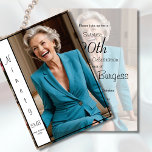 90th Birthday Elegant Photo Monogram Birthday Invitation<br><div class="desc">A 90th Birthday Elegant Personal Monogram Birthday Invitation. A photo is able to be on the front and the reverse of the personal invitation. The information is easily changed to your own custom information with the word surprise able to be removed , the age changed and the date of birth...</div>