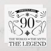 90th Birthday For Women (Front/Back)