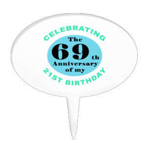 90th Birthday Humor Cake Topper