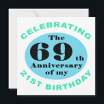 90th Birthday Humor Card<br><div class="desc">A hilarious birthday gag gift idea that celebrates the milestone anniversary of youth.</div>