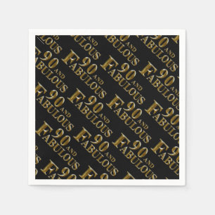 90th Birthday  Napkins