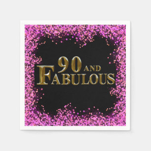 90th Birthday  Napkins