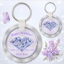 90th Birthday Party Favors PERSONALIZED for Her Keychain