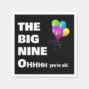 90th Birthday Party Getting Old Humor  Napkins