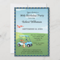 90th Birthday Party Men's Golf Theme Party  