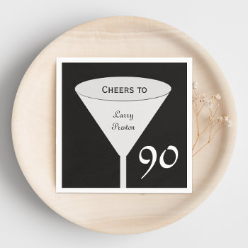 90th Birthday Party Paper Napkins by henishouseofpaper at Zazzle