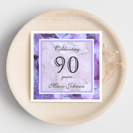90th Birthday Party Paper Napkins