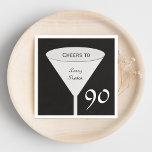 90th Birthday Party Paper Napkins at Zazzle