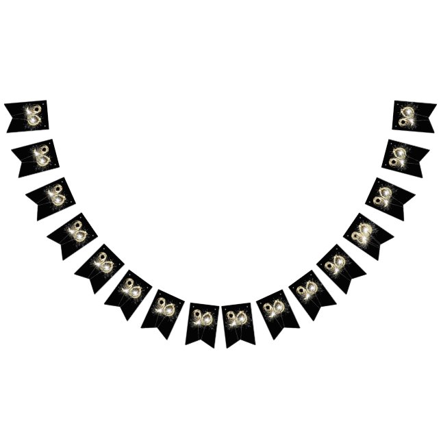 90th Birthday Party Sparklers  Bunting Flags (All)