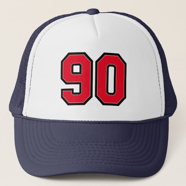 90th Birthday Party Trucker Hat (Front)