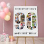 90th Birthday Photo Collage Number 90 Personalized Foam Board