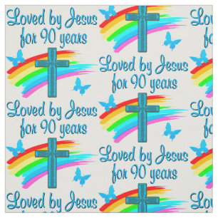 90TH BIRTHDAY PRAYER FABRIC