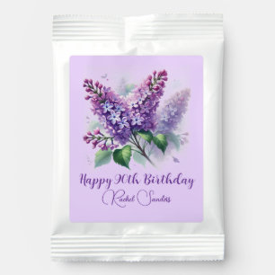 90th Birthday Purple Lilac Flowers Spring Margarita Drink Mix