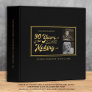 90th Birthday Then & Now Photos Retro Photo Album 3 Ring Binder