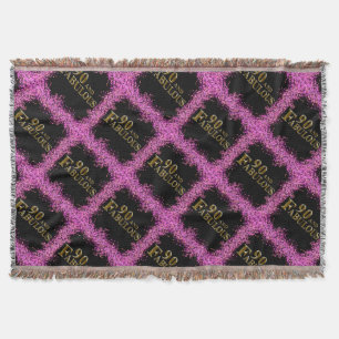 90th Birthday Throw Blanket