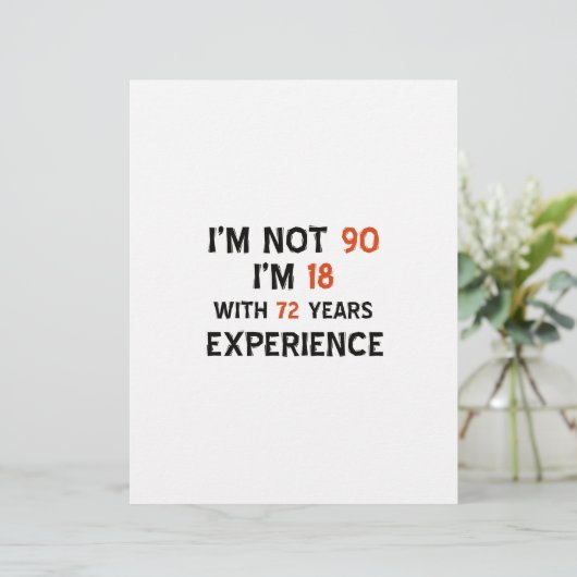 90th cool birthday designs (Standing Front)