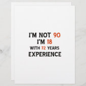 90th cool birthday designs (Front/Back)