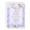 90th Floral Purple Spring Elegant Photo Birthday 