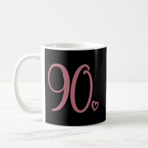 90Th For Ninety Number 90 Coffee Mug