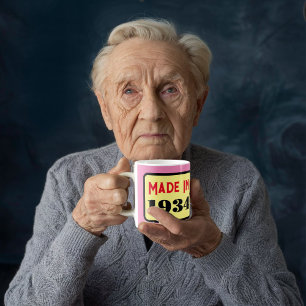 90th gift ninety years old 90 coffee mug