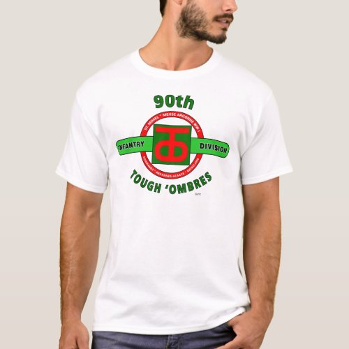 90TH INFANTRY DIVISION TOUGH OMBRES DIVISION T_Shirt