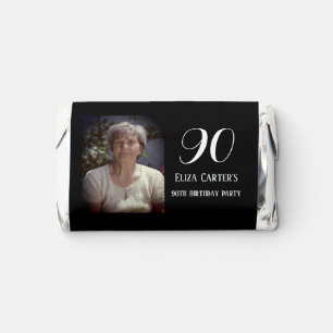 90th Ninety Elegant Birthday Party Hershey's Miniatures