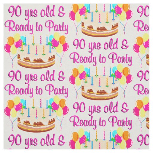90TH PARTY GIRL FABRIC