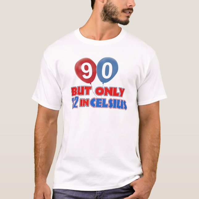 90th year birthday designs T-Shirt (Front)