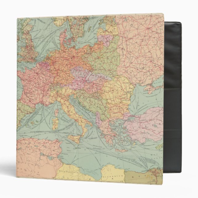 910 Lines of Communication, Central Europe Binder (Front/Inside)