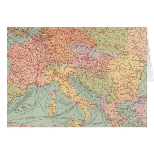 910 Lines of Communication, Central Europe Cards (Front Horizontal)