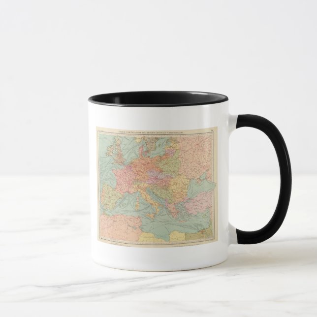 910 Lines of Communication, Central Europe Mug (Right)