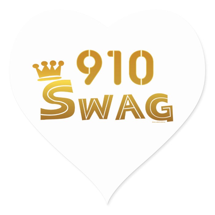 910 North Carolina Swag Sticker
