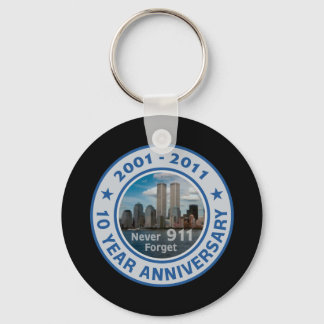 911 10 Year Anniversary Keychain