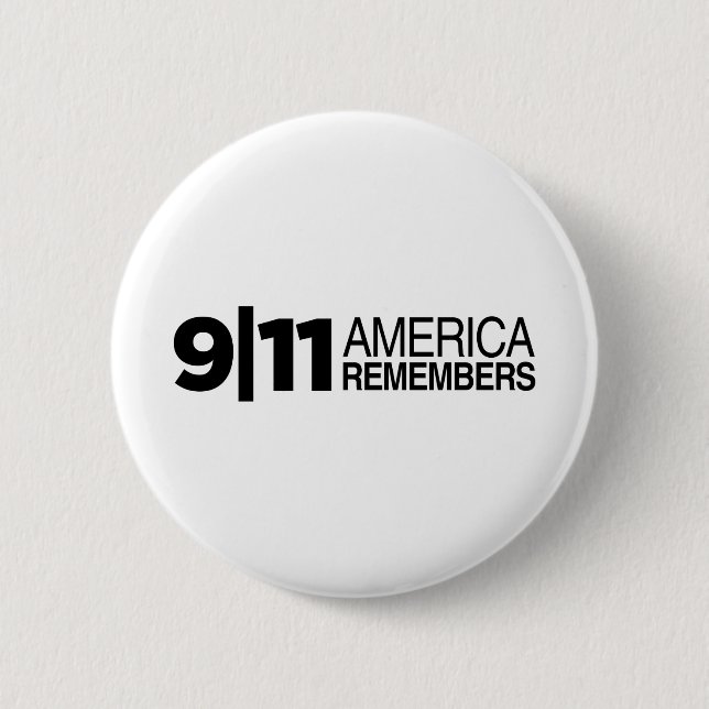 911 America Remembers Button (Front)