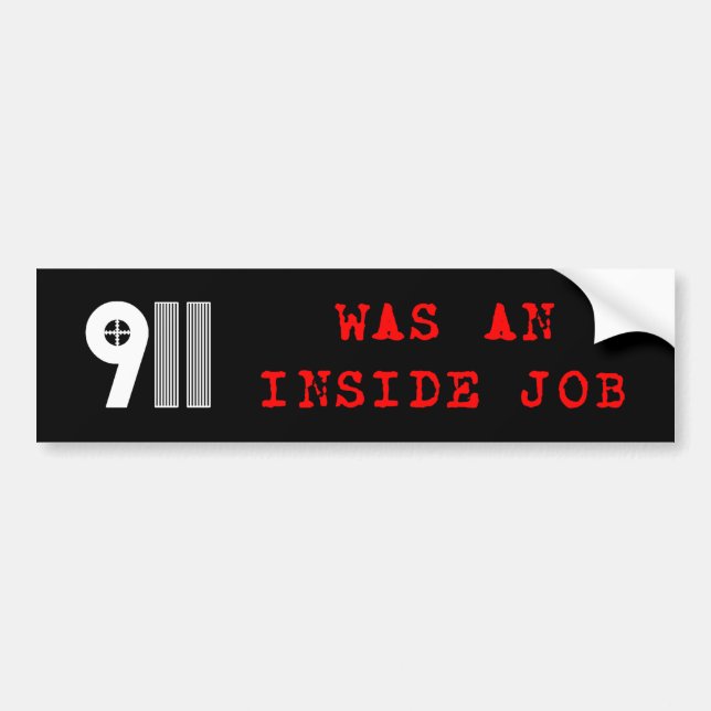 911 Bumper Sticker (Front)
